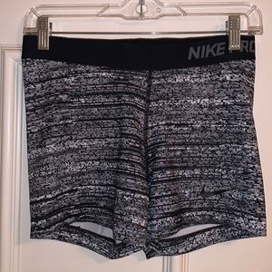 Black Nike Pro 3” Spandex Shorts. Size L